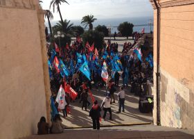 Sciopero Generale CGIL UIL 12 12 2014 Cagliari