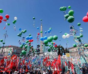 Manifestazione Nazionale Unitaria CGIL-CISL-UIL