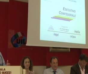 Riunione Esecutivo nazionale UIL dopo incontro con CGIL e CISL