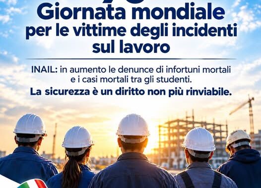 Giornata morti sul lavoro, UIL Sardegna: “La sicurezza entri nell’agenda politica regionale, basta infortuni”